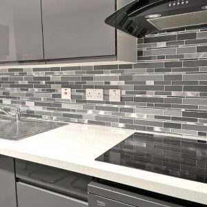 Stag Brushed Chrome Mosaic 30x30