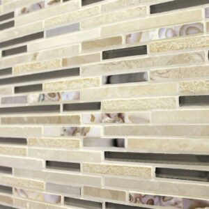 Lluvia Beige Mosaic 30x30